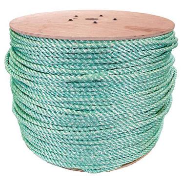 Imagem de Corda de polipropileno torcido com 3 fios West Coast Paracord - À prova d'água e flutua na água, Cobalt Blue, 1/4 Inch x 300 Feet