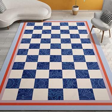 Imagem de Tapetes de área grande para decoração de interiores para meninos e meninas, quarto de crianças, tapete de chão antiderrapante de fibra de poliéster, tapete de ioga, sofá de veludo de cristal sem pelos para sala de estar