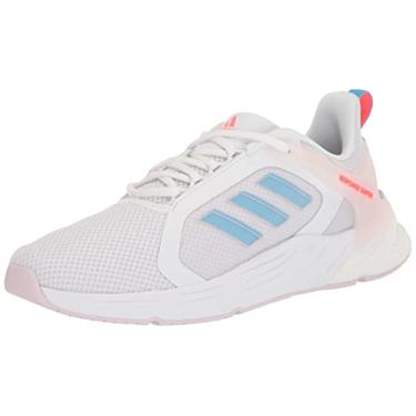 Imagem de adidas Tênis de corrida feminino Response Super 2.0, Branco/Sky Rush/Turbo, 38