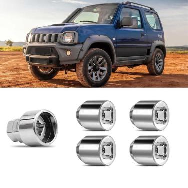 Imagem de Jogo Porca Antifurto Roda Suzuki Jimny 2020 M12x1,5