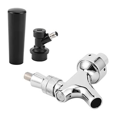 Imagem de Zerodis Beer Keg Tap Faucet Stainless Steel Home Brew Beer Tap with Ball Lock Disconnect for Homebrewing Cornelius Keg