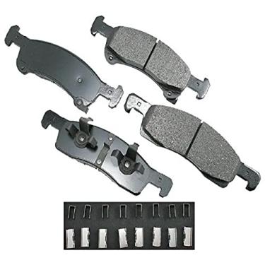 Imagem de Akebono ACT934 Proact Kit de pastilhas de freio a disco de cerâmica ultra premium, cinza