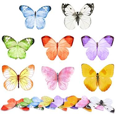 Imagem de 240 folhas divertidas em forma de borboleta notas adesivas coloridas borboleta para fazer lista notas adesivas coloridas conjunto de notas autoadesivas notas autoadesivas bloco notas autoadesivas notas para material de escritório escolar em casa, 8 estilos
