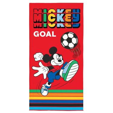 Imagem de Toalha Aveludada Banho/Piscina Estampada Mickey 70X140