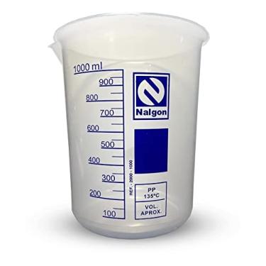 Imagem de Becker (Bequer) Plástico 1000Ml Pp Autoclavavel Grad.50/50Ml (Nalgon)