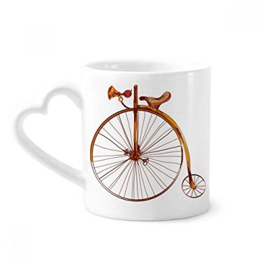 Imagem de Caneca de cerâmica para café com rodas altas da Grã-Bretanha caneca de café copo de coração de vidro