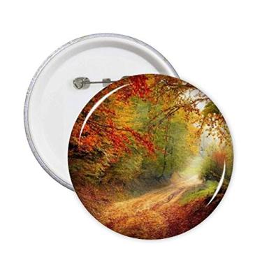 Imagem de Emblema de decoração com botões de distintivo com tema de natureza e ciência florestal verde 5 peças