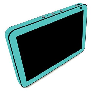 Imagem de MightySkins Skin para Amazon Echo Show 8 - Turquesa sólida | Capa protetora de decalque de vinil exclusiva e durável | Fácil de aplicar, remover e mudar estilos | Feito nos EUA