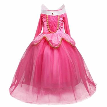 Imagem de Vestido de fantasia DreamHigh para meninas de 2 a 10 anos, rosa, 7-8 Years