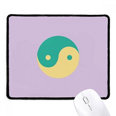 Imagem de Mousepad Yin-Yang Taichi China padrão antiderrapante jogo escritório bordas costuradas presente
