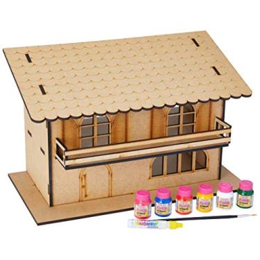 Imagem de CASINHA PARA MONTAR E PINTAR, Acrilex, 400200000, SEM COR