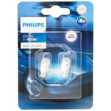 Imagem de Philips Lâmpada de sinalização veicular Ultinon Pro3000 LED T10 (W5W), 6.000K branco frio