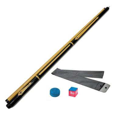 Imagem de Taco de Sinuca Desmontável Cruz de Malta Preto Vazado