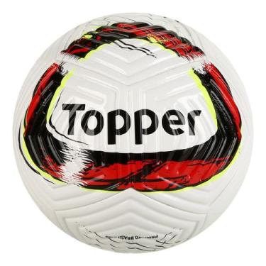 Bola De Futebol De Campo Slick 2020 Topper Cor Amarelo Neon/Preto