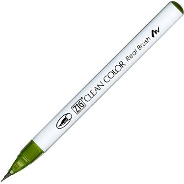 Imagem de CANETA ZIG PEN REAL BRUSH OLIVE GREEN RB 6000AT 043