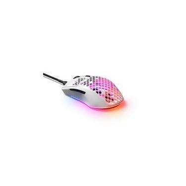 Imagem de Mouse Gamer Steelseries Aerox 3, RGB, 6 Botões, USB, Branco - 62603