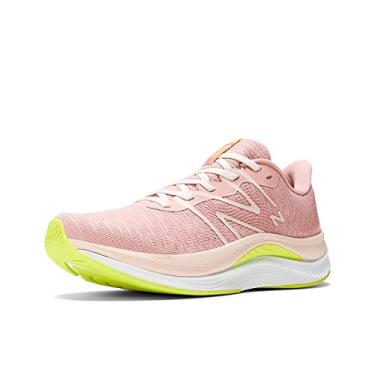 Imagem de New Balance Tênis de corrida feminino FuelCell Propel V4, Lua rosa/quartzo rosa/30 watts, 6.5 Wide