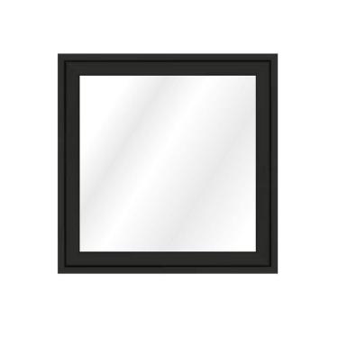 Imagem de Espelho Elegant 40pt 40cm X 40cm Preto