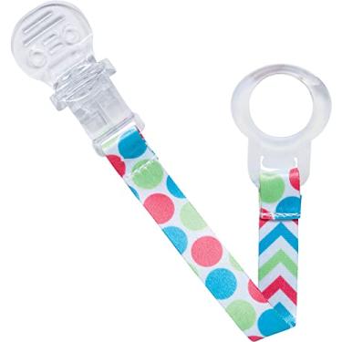 Imagem de Buba Shapes Prendedor de Chupeta, Preto/Azul/Rosa