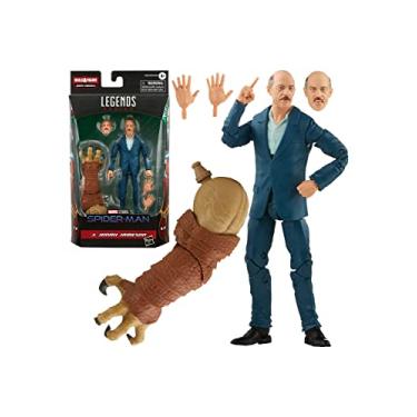 Imagem de Boneco Marvel Legends Series J. Jonah Jameson - Figura de 15 cm e Acessórios - F3021 - Hasbro, Azul e preto