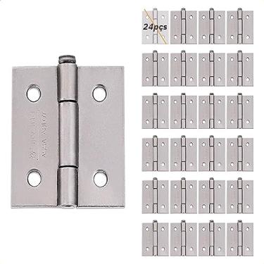 Imagem de Kit 24 Dobradiças Silvana 850 Até 20kg - 3" Polegadas Polido