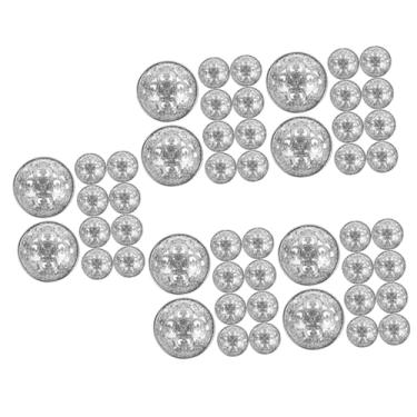 Imagem de Tofficu 100 Peças Botões De Metal Botões Para Costura Botões De Roupas De Casaco Botão Para Roupas Botões De Jaqueta Diy Botões De Flores Vintage Multar Alça De Metal Mulheres