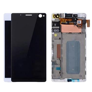 Imagem de SHOWGOOD Display para Sony Xperia C4 LCD E5303 com substituição de digitalizador de tela sensível ao toque Dual E5353 E5333 para Sony C4 LCD (branco sem moldura)