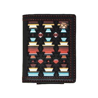 Imagem de HOOEY Clipe de dinheiro masculino Sunizona Knockout com dobra dupla - HFW023-SPBK tamanho único, Marrom, One Size, Clássico