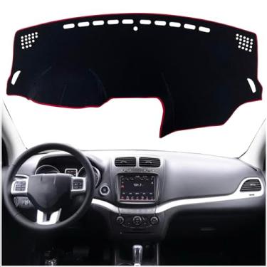 Imagem de KEEGTBOX Capa de painel de painel de console central interior personalizado compatível com Dodge Journey 2011 2012 2013 2014 2015 2016 2017 2018 2019 2020 capas de tapete de painel acessórios (aro
