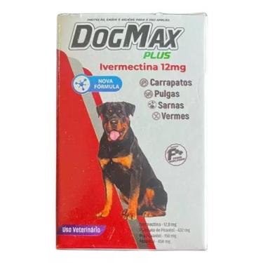 Imagem de DogMax Plus - Ação 4 em 1 - Remédio para pulgas, carrapatos, vermes e sarna 4 Comprimidos 60kg
