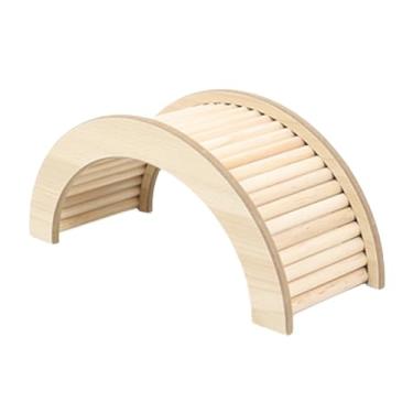 Imagem de Generic Hamster hideout gaiola acessórios de brinquedo acessórios hamster cabana jogar brinquedo casa de hamster de madeira para hamster anão ratos cobaia,