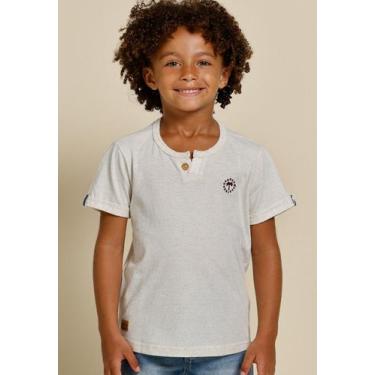 Imagem de Camiseta Bata Infantil Natural Banana Danger