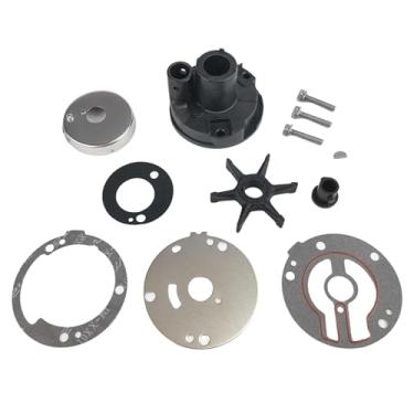 Imagem de SLSRPMT Kit de reparo do impulsor da bomba de água 689-W0078-A6-00 com caixa para motor de popa Yamaha 25 30 HP & Mariner Outboard 20 25 30 HP Substitui Sierra 18-3426 95661T 84829M 97793M 97793T