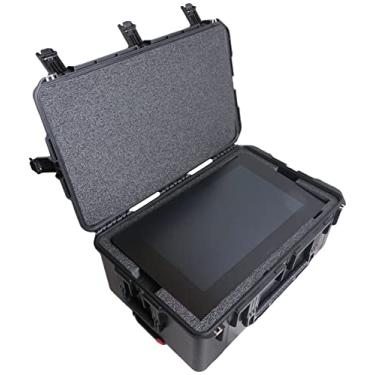 Imagem de Case Club A capa serve para Wacom Cintiq Pro 24. Resistente, aprovada por companhias aéreas e envio - também serve para suporte, teclado e acessórios - capa rígida, compacta, enrolável, travável, à