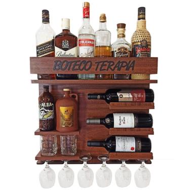 Imagem de Barzinho de Parede Bebidas Adega de Vinho Boteco Terapia IM