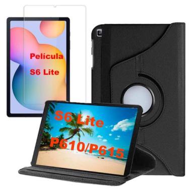Imagem de Capa Giratória para Tablet S6 Lite 10.4 P610/P615 + Película - Commerc