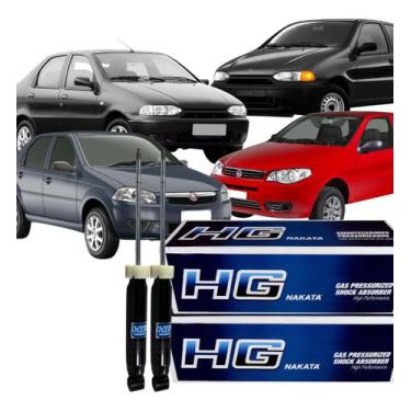 Imagem de Kit Amortecedor Traseiro Fiat Palio Siena 1996 Á 2016 - NAKATA