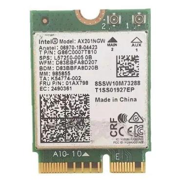 Imagem de Intel Wi-fi6 Ax201ngw Cnvi 802.11ax Wifi N Bt 5.0 2.4gbps - OEM