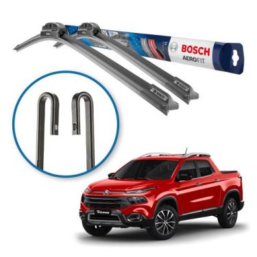 Imagem de Palheta Limpador Parabrisa Fiat Uno Palio Toro UnoMille Bosch Aerofit,
