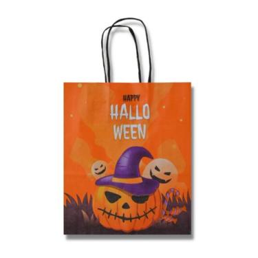 Imagem de Sacola halloween happy (17,5x8,5x21,5cm.) c/ 50 un. - TAMAROZZI EMBALA