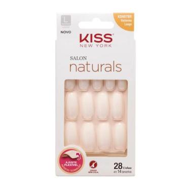 Imagem de Unha Postiça Salon Naturals Bailarina Longa - Kiss New York