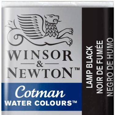 Imagem de Aquarela Winsor & Newton Cotman Pastilha 337 Lamp Black - WINSOR NEWTO
