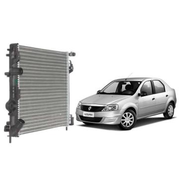 Imagem de Radiador de Água Renault Sandero 2007 a 2011 (1.0 e 1.6) - Barra Parts