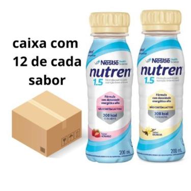 Imagem de Nutren 1.5 200 Ml Nestlé, Kit C/24 Frascos (escolha O Sabor) - Nestlé 