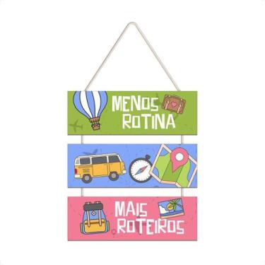 Imagem de Placas Decoração Parede Plaquinha Frases Decorativa Quadro Porta  - Gr