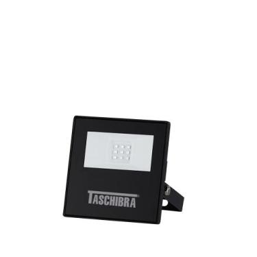 Imagem de Refletor tr led slim taschibra 10w 6500k a prova dágua, PRETO