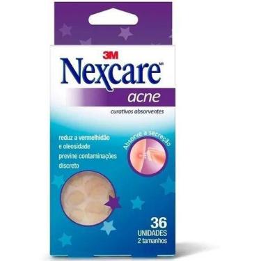 Imagem de Curativo Nexcare Acne Com 36 Unidades 2 Tamanhos