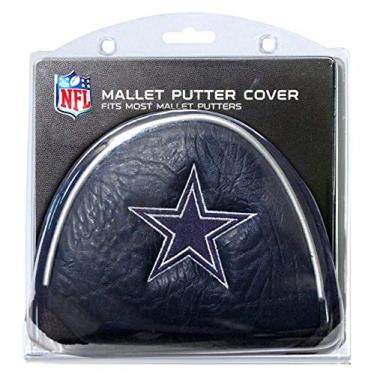 Imagem de Team Golf NFL Dallas Cowboys Golf Mallet Putter Cover Golf Club Mallet Putter Headcover, Serve para a maioria dos putters marretas, Scotty Cameron, Daddy Long Legs, Taylormade, Odyssey, Titleist,