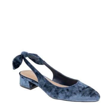 Imagem de BCBGeneration Sapatilha feminina Torna Ballet, Veludo azul marinho, 40