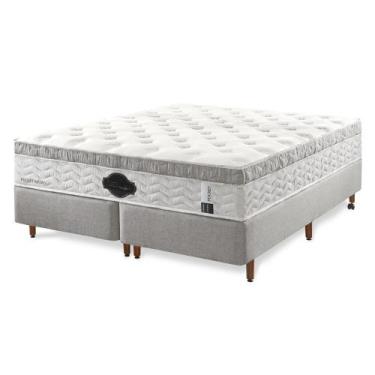 Imagem de Conjunto pocket médio + kit látex foam casal 1,38 x 1,88